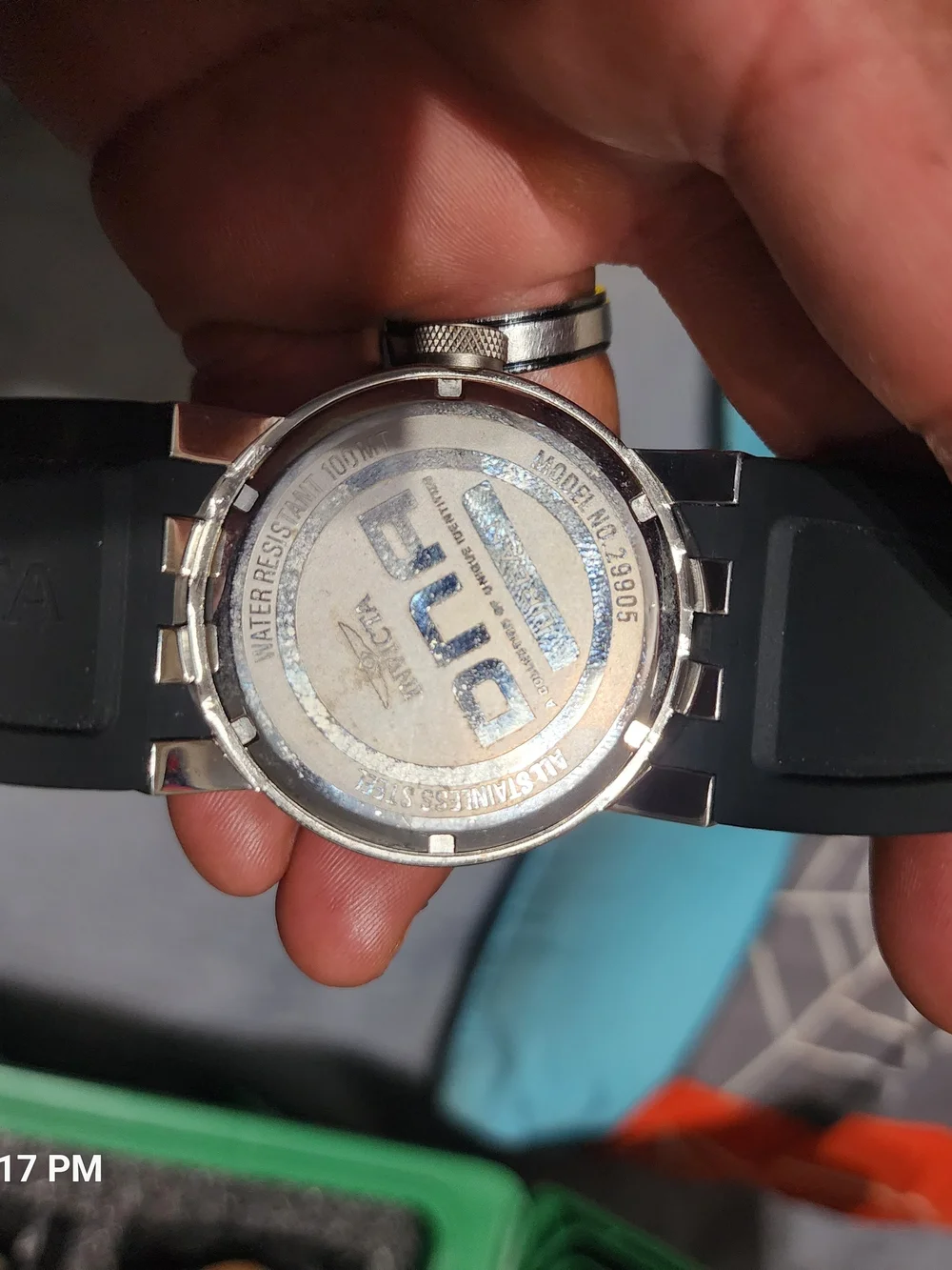 Invicta Yellow Dial Silicone Strap Watch